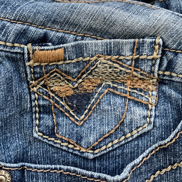 Beach Denim shorts Sz:S - Picture 6 of 7